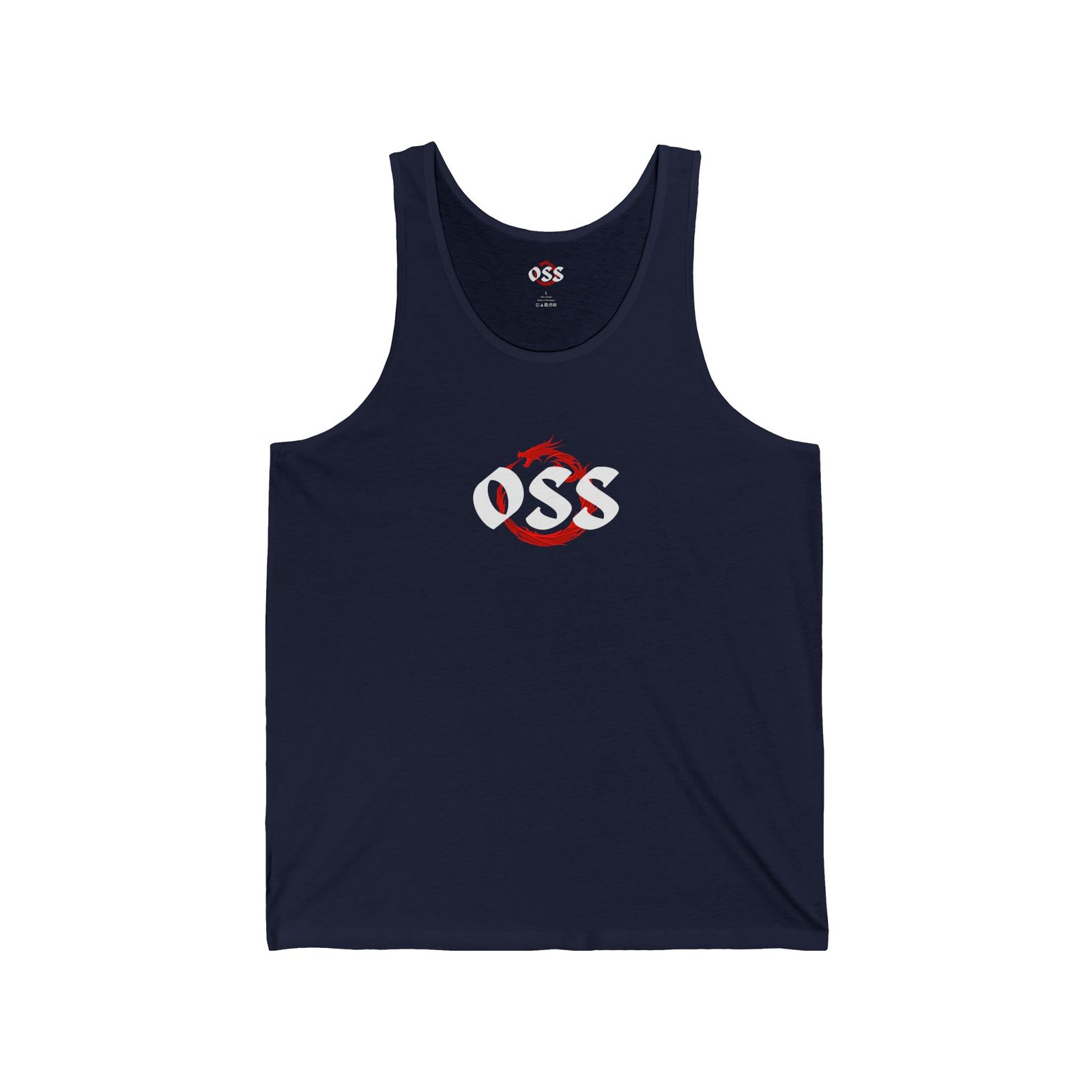 "OSS" Brazilian Jiu Jitsu (BJJ) Jersey Tank-Top 7 "OSS" Brazilian Jiu Jitsu (BJJ) Jersey Tank-Top - Image 7
