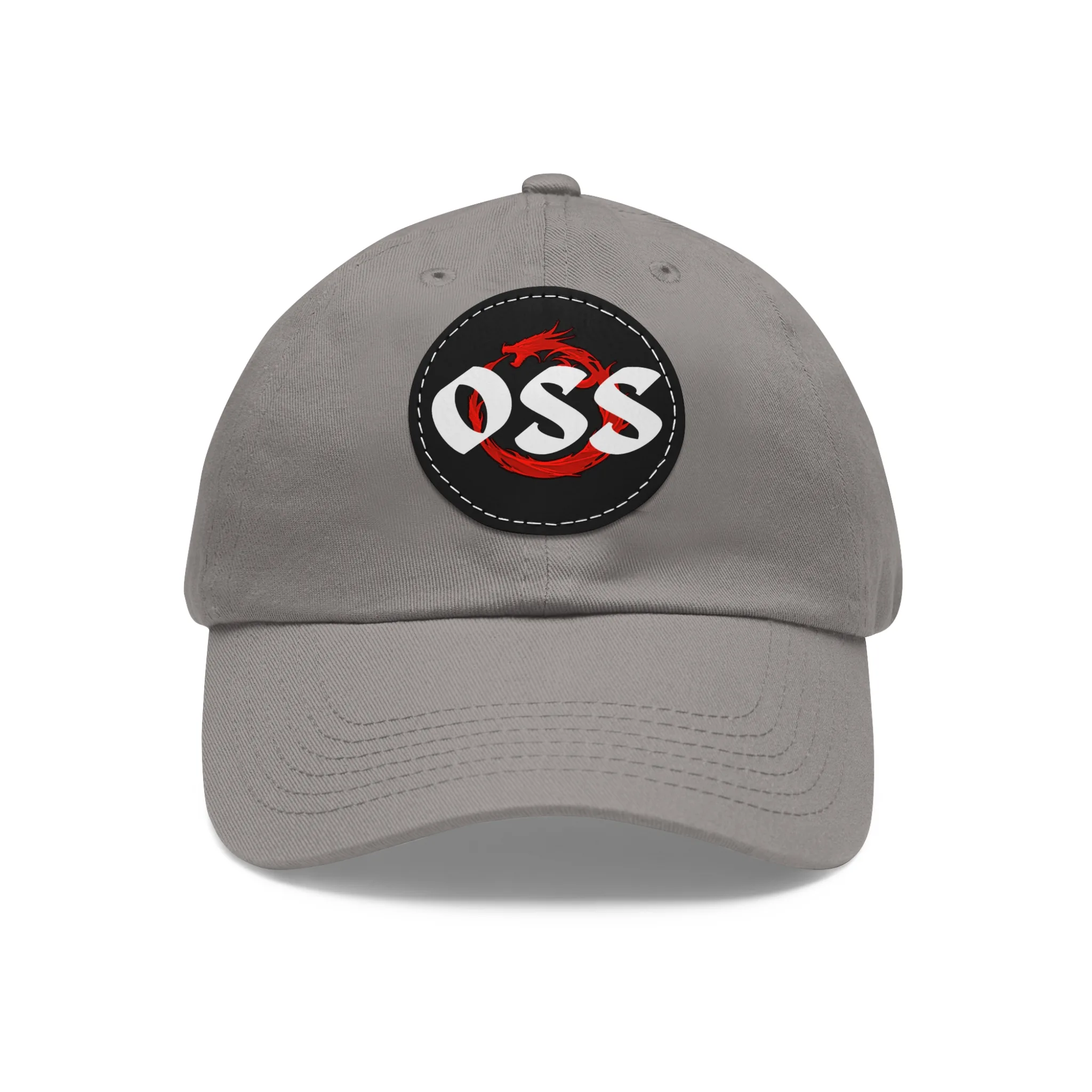 "OSS" Hat with Leather Patch (Round) - Image 25