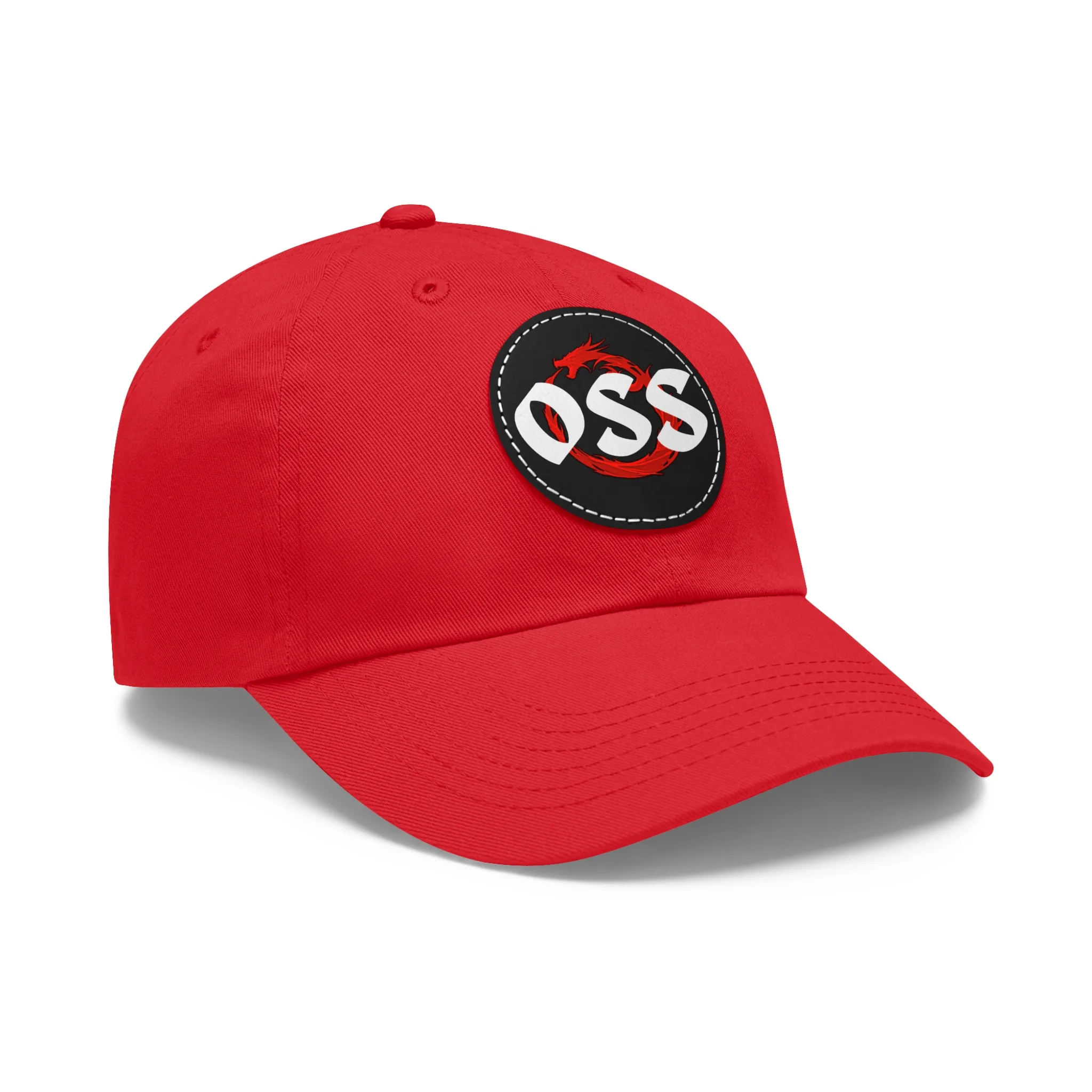 "OSS" Hat with Leather Patch (Round) - Image 8