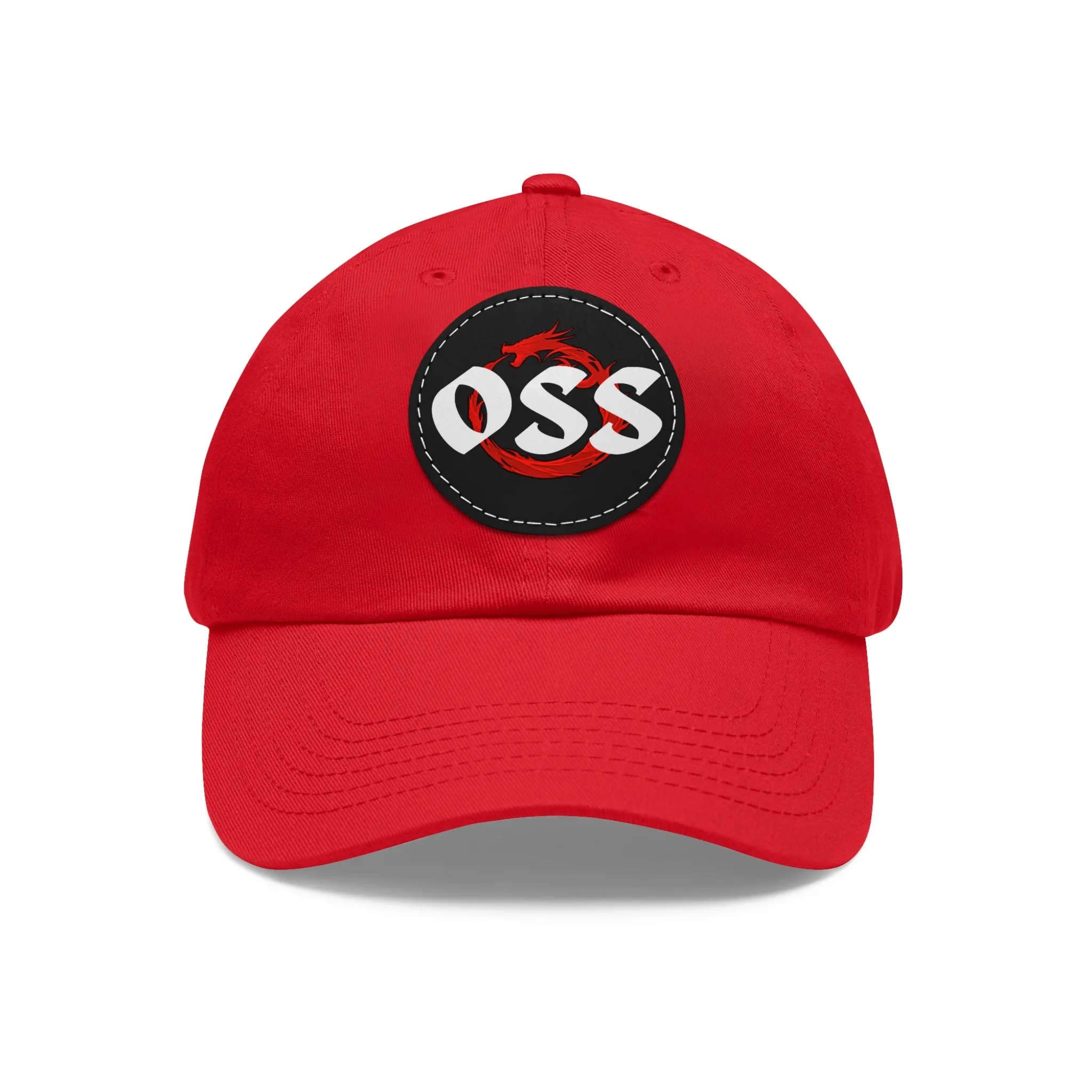 "OSS" Hat with Leather Patch (Round) - Image 7