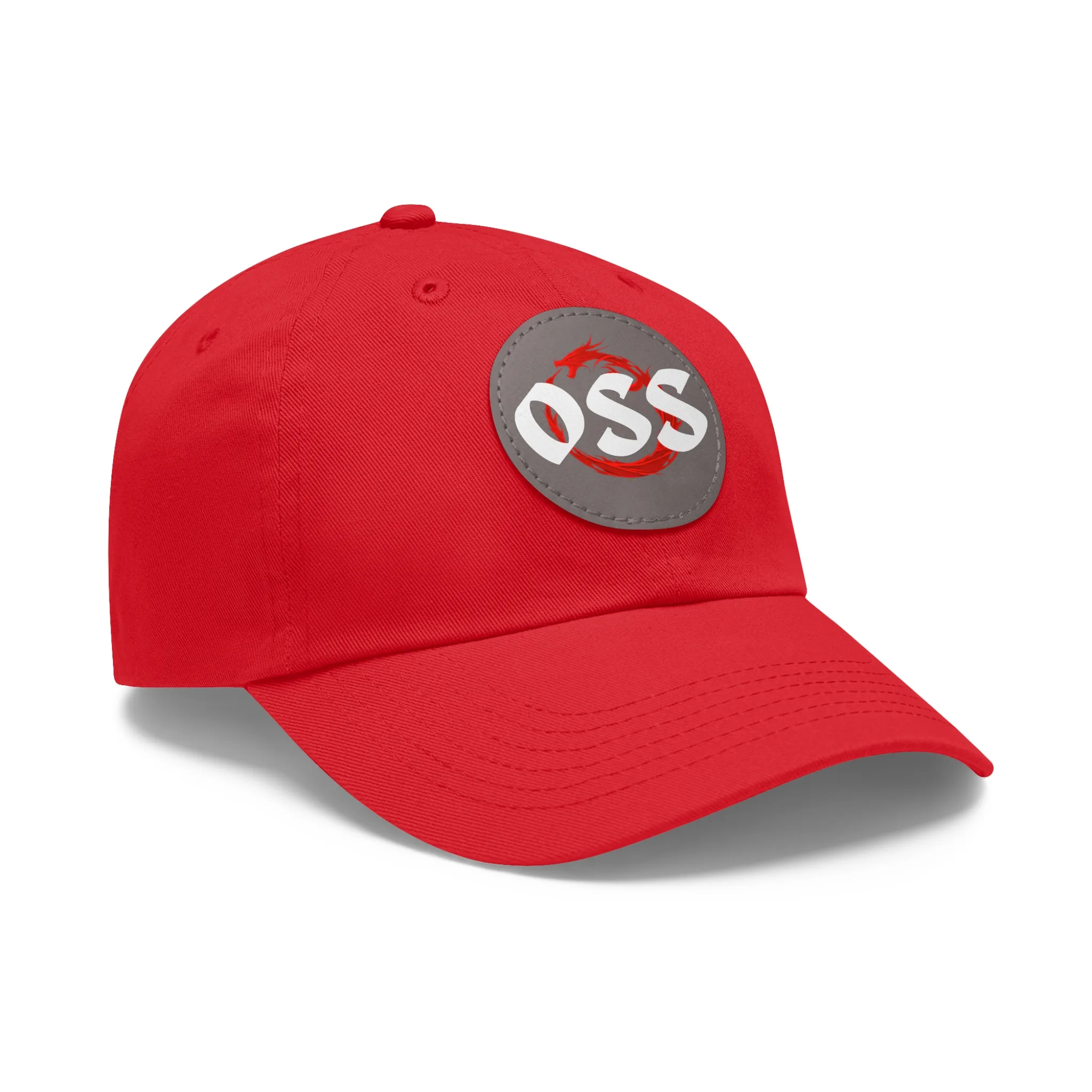 "OSS" Hat with Leather Patch (Round) - Image 14