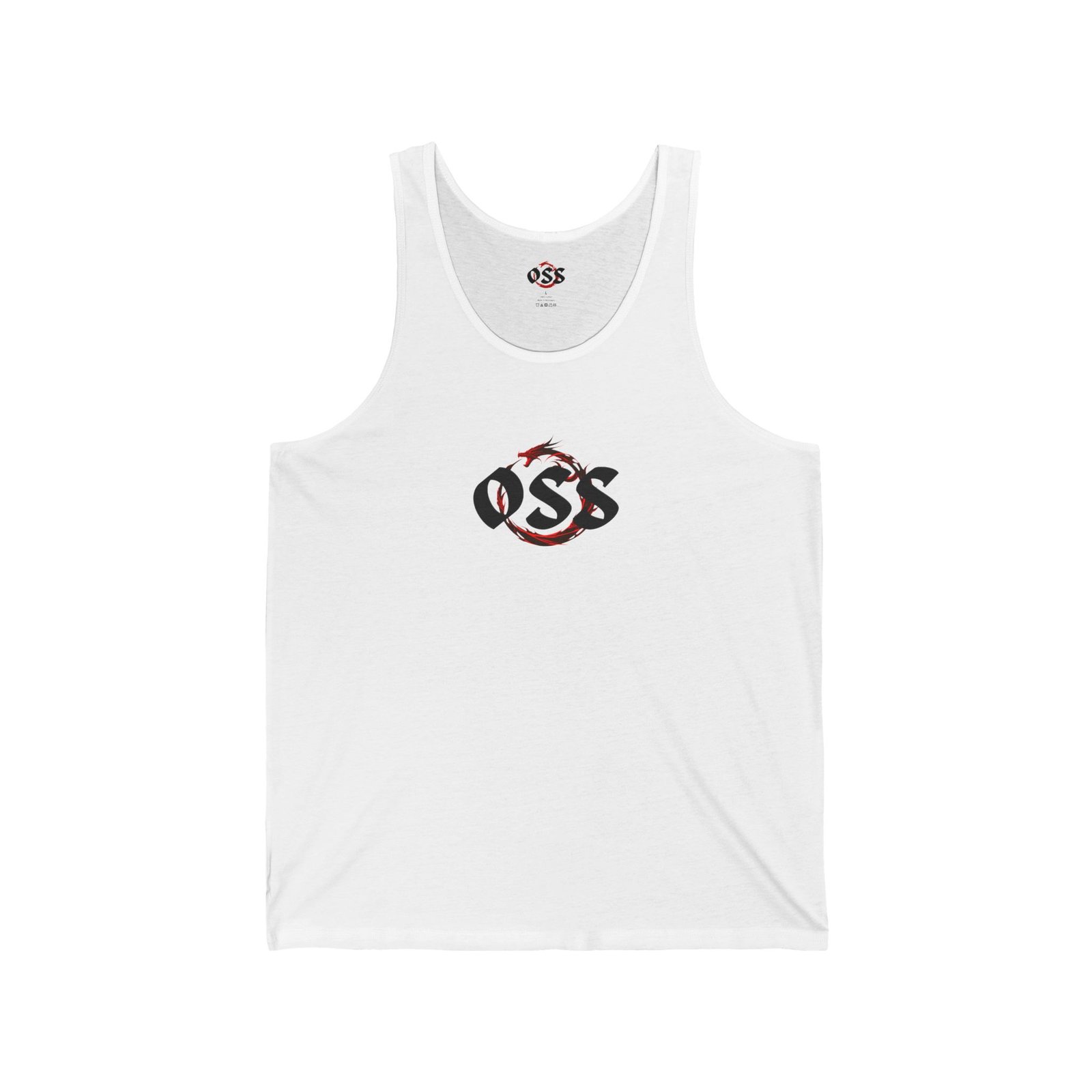 "OSS" Brazilian Jiu Jitsu (BJJ) Jersey Tank-Top 4 "OSS" Brazilian Jiu Jitsu (BJJ) Jersey Tank-Top - Image 4