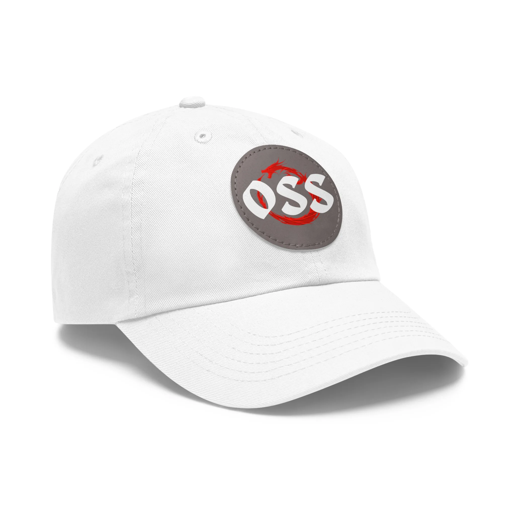 "OSS" Hat with Leather Patch (Round) - Image 11